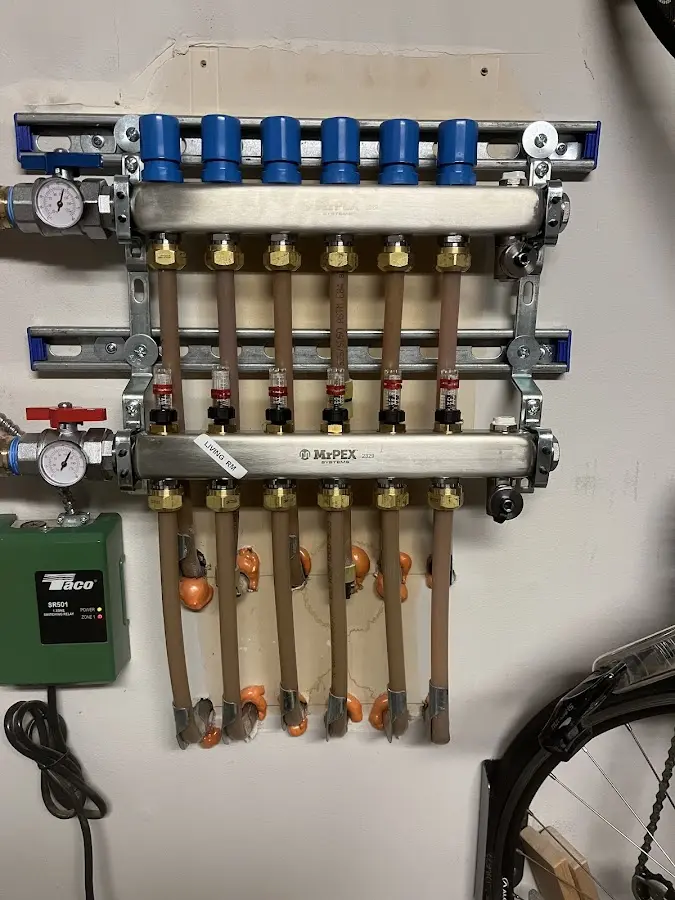 Plumber performing Leak Detection at a residential property in Halfway